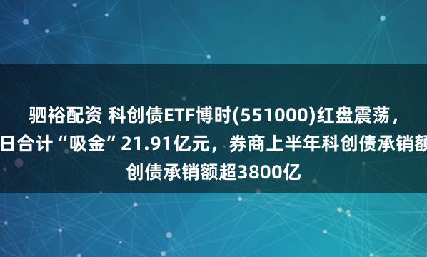 驷裕配资 科创债ETF博时(551000)红盘震荡，近5个交易日合计“吸金”21.91亿元，券商上半年科创债承销额超3800亿