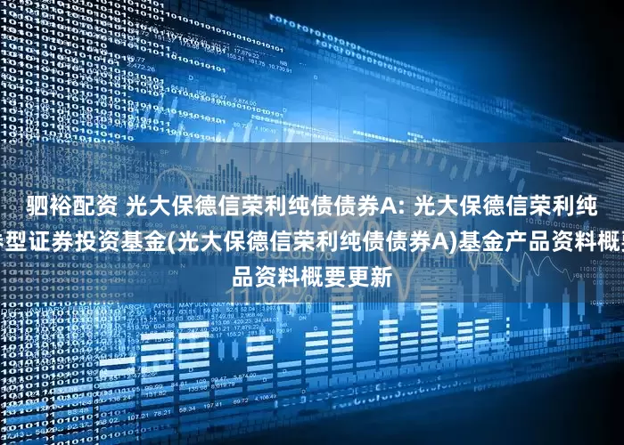 驷裕配资 光大保德信荣利纯债债券A: 光大保德信荣利纯债债券型证券投资基金(光大保德信荣利纯债债券A)基金产品资料概要更新